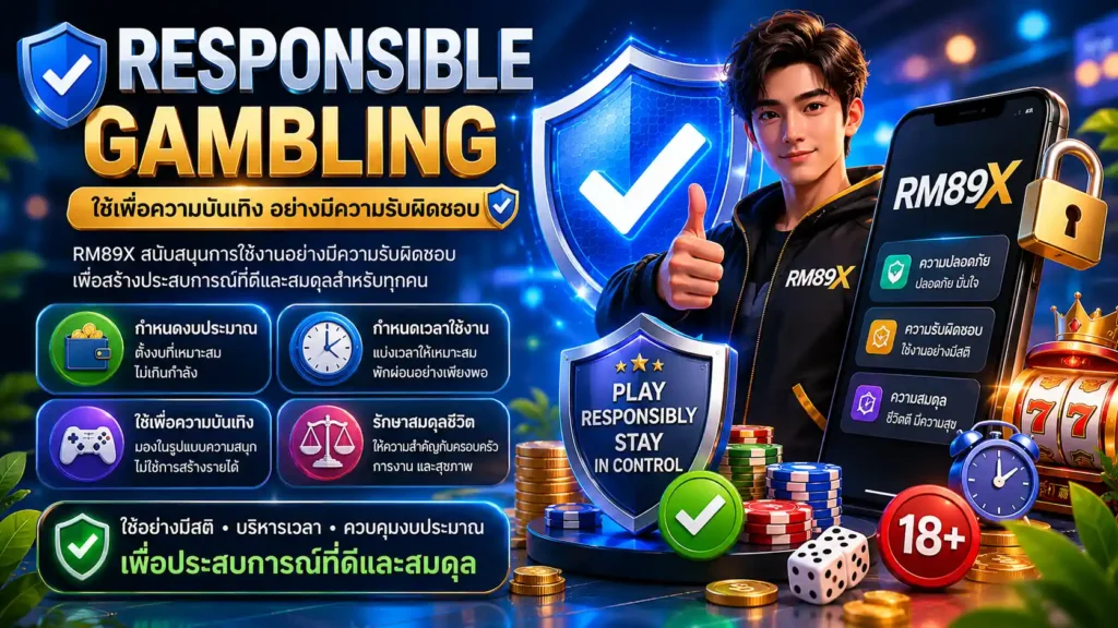 RM89X Responsible Gambling